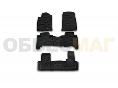 Коврики в салон Element полиуретан 5 штук для 7 мест на Toyota Land Cruiser Prado 150 № NLC.48.76.210k