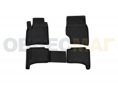 Коврики в салон Element полиуретан 4 штуки на Volkswagen Touareg № NLC.51.01.210