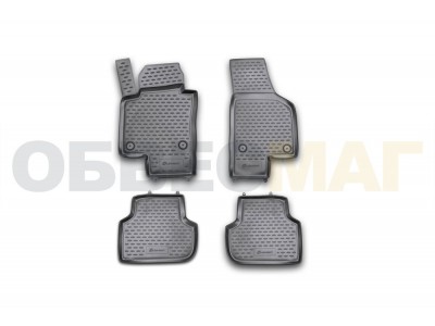 Коврики в салон Element полиуретан 4 штуки на Volkswagen Jetta № NLC.51.35.210kh