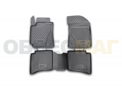 Коврики в салон Element полиуретан 4 штуки на хетчбек на Geely MK Cross № NLC.75.07.210h