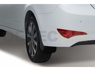 Брызговики задние 2 штуки Frosch для Hyundai Solaris 2014-2017