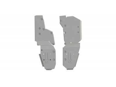 Защита топливного бака (3 мм, алюминий) для Land Rover Defender 110 2021-н.в. (V = 3.0d AT 4WD) №04.5205