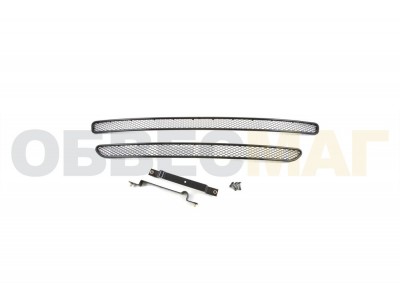 Защита радиатора Arbori черная сота 15 мм 2 штуки Ford Kuga № 01-170513-15B