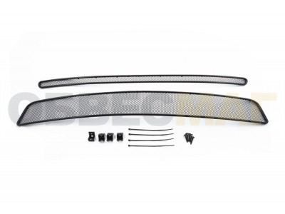 Защита радиатора Arbori черная сота 10 мм 2 штуки Nissan X-Trail T31 № 01-392207-101