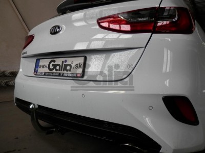 Фаркоп оцинкованный для Kia Ceed хетчбек 5 дверей (CD) diesel AdBlue 2018-н.в. быстросъемное крепление шара