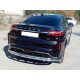 Защита заднего бампера двойная d-60+43 с доп.накладками Технотек для Haval F7X 2022 – н.в.