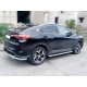 Защита заднего бампера двойная d-60+43 Технотек для Haval F7X 2022 – н.в.