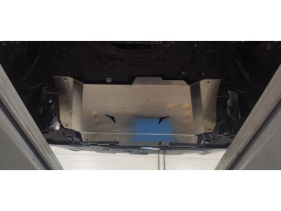 Защита картера ДВС, КПП (алюминий 4 мм) для Haval F7 2019-н.в. (V - все), Haval F7x 2019-н.в.(V - все)