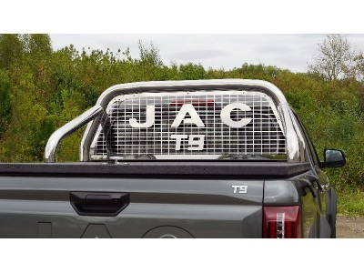 Защита кузова и заднего стекла (для крышки) 76,1 мм для JAC T9 4WD (дизель) 2024-н.в. №JACT924-13