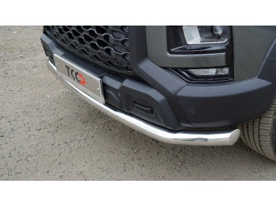 Защита передняя нижняя 76,1 мм для JAC T9 4WD (дизель) 2024-н.в.