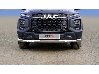 Защита передняя нижняя (с ДХО) 76,1 мм для JAC T9 4WD (дизель) 2024-н.в. №JACT924-18