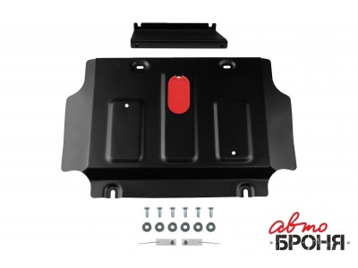 Защита картера (сталь) для JAC T9 2024-н.в. (V - 2.0; АКПП, полный) №111.09217.1
