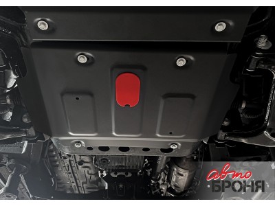 Защита картера (сталь) для JAC T9 2024-н.в. (V - 2.0; АКПП, полный)