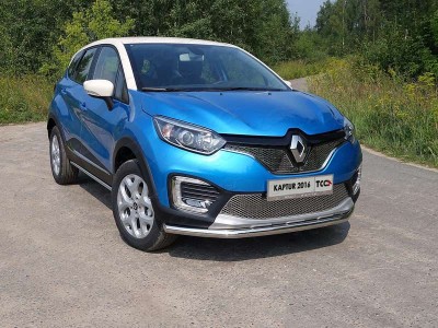 Защита переднего бампера 60 мм для Renault Kaptur № RENKAP16-26