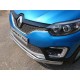 Рамка номерного знака комплект ТСС для Renault Kaptur 2016-2021