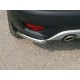 Защита задняя уголки 42 мм ТСС для Renault Kaptur 2016-2021