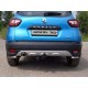 Защита задняя уголки 42 мм ТСС для Renault Kaptur 2016-2021