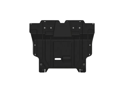 Защита картера двигателя, КПП (2 мм, сталь) для Forthing T5 2024-н.в. (V = 1.5T AT FrontWD) №63.6361