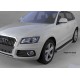 Пороги алюминиевые Alyans для Audi Q5 2008-2016