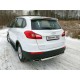 Защита заднего бампера 60 мм ТСС для Chery Tiggo 5 2014-2021