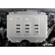 Защита радиатора + комплект крепежа, Rival, Алюминий для Jac T6 V-2.0 2018-н.в. /Jac T8 V-2.0 2023-н.в. /Sollers ST6 V-2.0 2023-н.в.