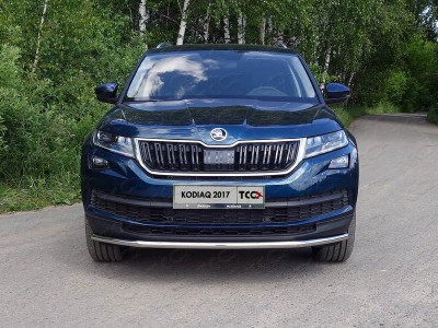 Защита переднего бампера 42 мм для Skoda Kodiaq № SKOKOD17-14