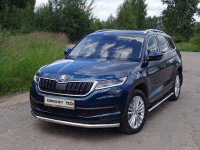 Защита переднего бампера 60 мм для Skoda Kodiaq № SKOKOD17-15