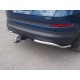 Защита задняя уголки 42 мм ТСС для Skoda Kodiaq 2018-2021