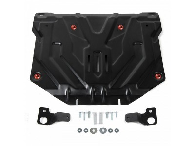 Защита картера и КПП АвтоБРОНЯ сталь 2 мм с крепежом для Honda CR-V № 111.02131.2