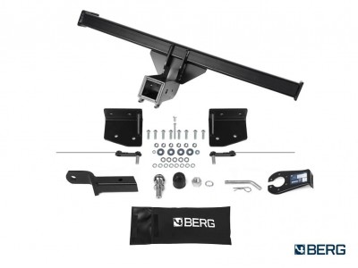 Фаркоп для Geely Coolray 2020-н.в., Belgee X50 2023-н.в. съемное крепление шара под американский квадрат №F.1912.002