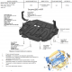 Защита картера, КПП (композит 6 мм) для Audi A3 8V 2012-2020, Skoda Octavia A5 2004-2013, Skoda Yeti 2009-2017, Skoda Superb 2008-2012 (кроме V6 и дизеля)