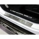 Накладки на пороги шлифованный лист надпись F7 4 штуки ТСС для Haval F7 2019-2021
