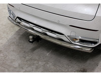 Защита заднего бампера 60 мм для Haval F7 № HAVF719-38