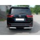Защита заднего  бампера  "уголки" d-76+43 для Toyota Land Cruiser 300 70TH ANNIVERSARY 2021–н.в.