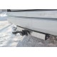 Фаркоп с нержавеющей накладкой для Toyota Land Cruiser 300 2021-н.в. съемное крепление шара под американский квадрат