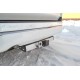 Фаркоп с нержавеющей накладкой для Toyota Land Cruiser 300 2021-н.в. съемное крепление шара под американский квадрат