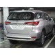 Защита заднего  бампера  одинарная d-76 для Toyota Fortuner 2020-н.в.