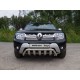 Защита передняя Кенгурятник с вставкой 60-75 мм ТСС для Renault Duster 2015-2021