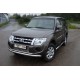 Накладка решётки радиатора 16 мм ТСС для Mitsubishi Pajero 4 2011-2014