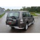 Защита заднего бампера уголки 76 мм ТСС для Mitsubishi Pajero 4 2011-2014