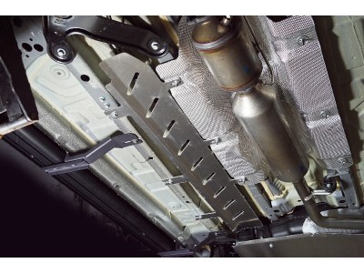 Защита топливопровода (алюминий) 4мм для Jetour Dashing 1.5T 2WD 2022 – н.в. ZKTCC00611