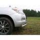 Защита передняя двойная 76-60 мм ТСС для Lexus LX-570 2007-2012