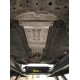 Защита выхлопной системы (3 мм, алюминий) для Toyota Prius 2018-н.в. (V = 1.8 AT Hybrid)