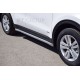 Защита порогов вогнутые d=63 мм (НПС) для Kia Sportage 2016-2022