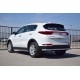 Защита порогов вогнутые d=63 мм (НПС) для Kia Sportage 2016-2022