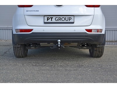 Фаркоп для Hyundai Tucson 2015-2021, Kia Sportage 2016-2022 съемное крепление шара под американский квадрат