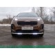 Защита переднего бампера с ДХО 60 мм ТСС для Kia Sportage 2016-2018