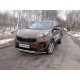 Защита передняя двойная 42-42 мм ТСС для Kia Sportage 2016-2018