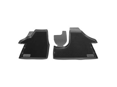 Коврики в салон Norplast комбинированные, черные 2 шт для Volkswagen T5/T6 № NPL-Po-95-85-CM