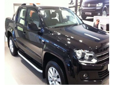 Рейлинги серебристые для авто с подготовкой Турция для Volkswagen Amarok 2010-2021